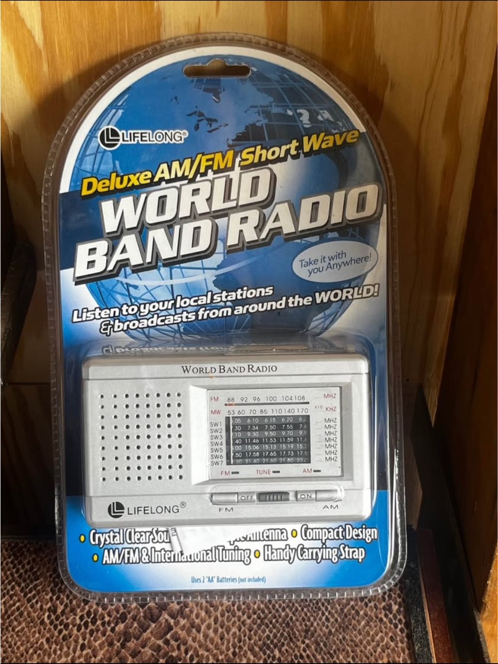 Lifelong Deluxe World Band Radio SEALED New Old Stock